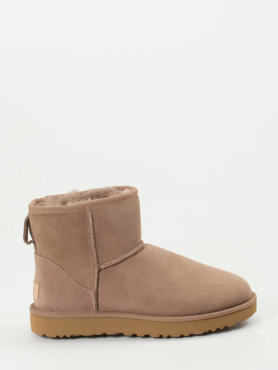 UGG – Lammfell-Boots aus Lammleder in Taupe