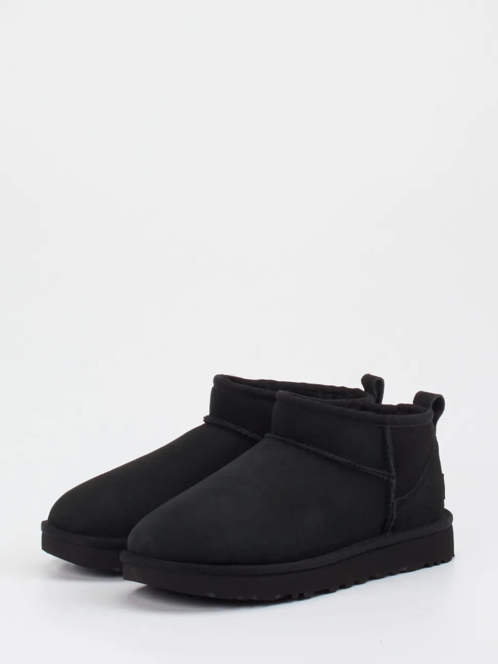 UGG – Stiefeletten aus Veloursleder schwarz