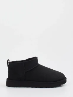 UGG – Stiefeletten aus Veloursleder schwarz