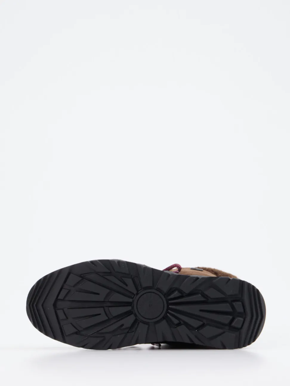 UGG – Winterboots aus Veloursleder mittelbraun