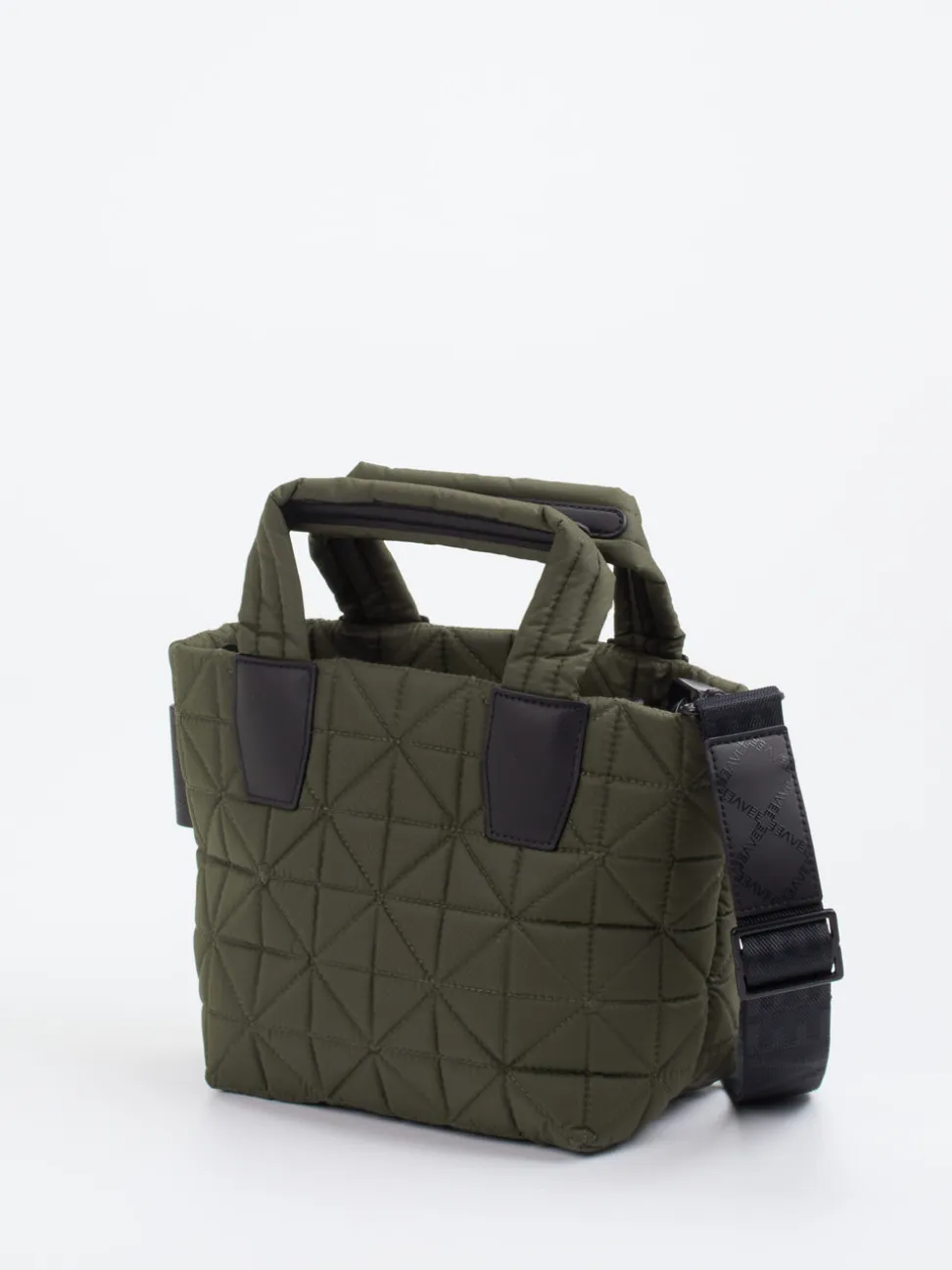 VeeCollective Berlin – Mini Tote Bag aus Nylon olivgrün