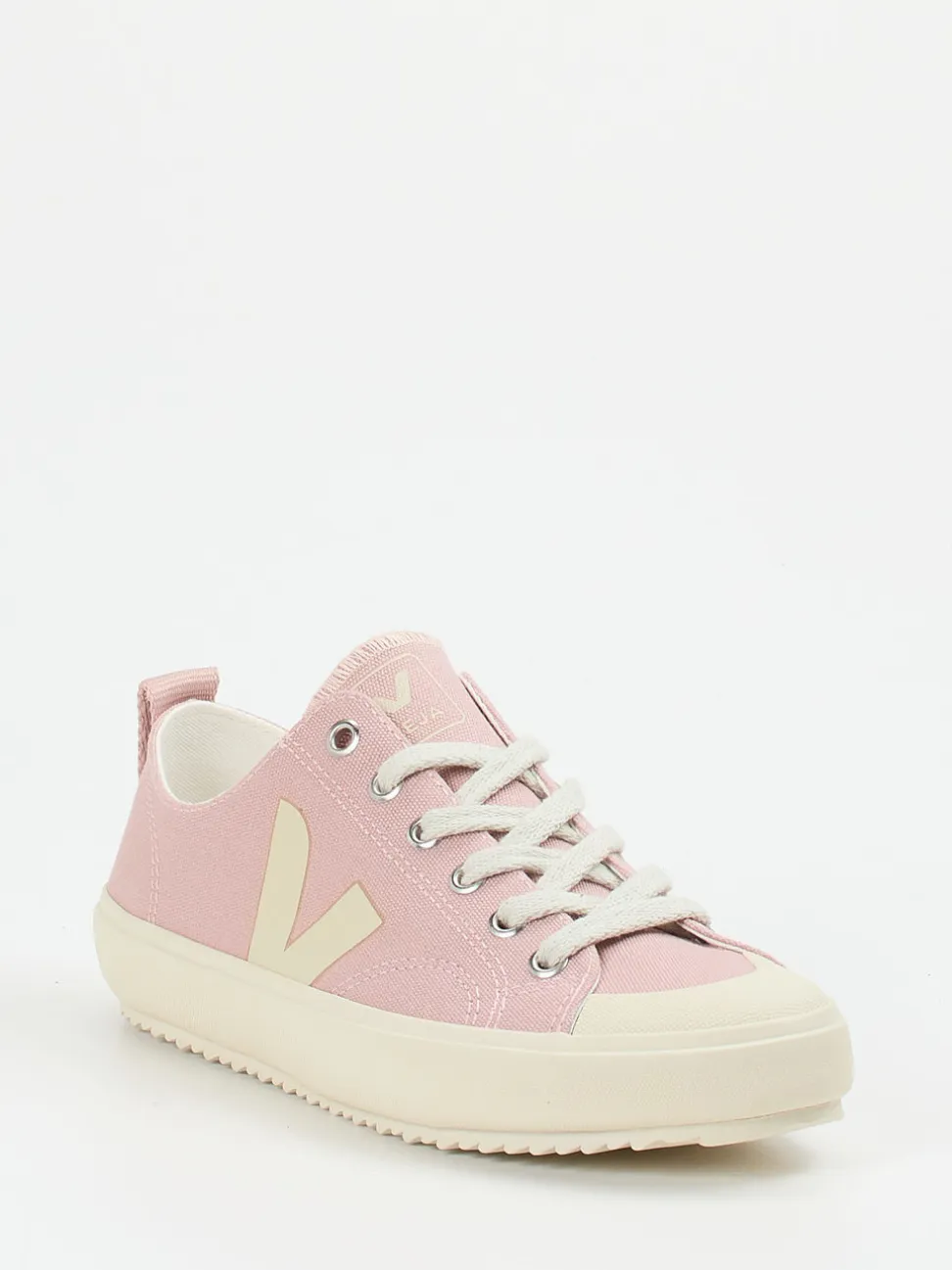 Veja – Sneaker aus Canvas in Altrosa