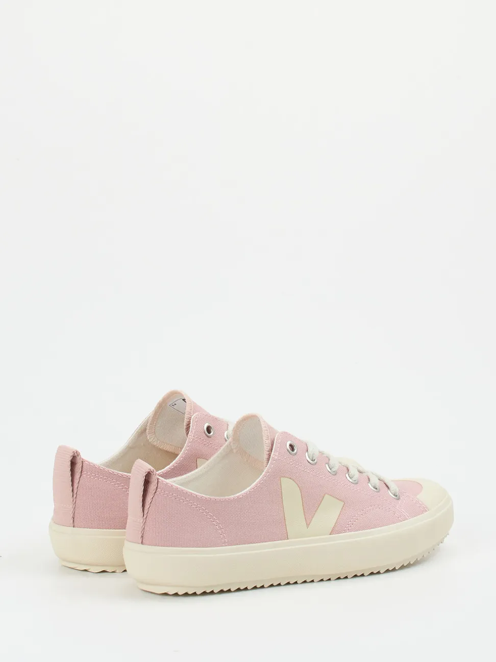 Veja – Sneaker aus Canvas in Altrosa