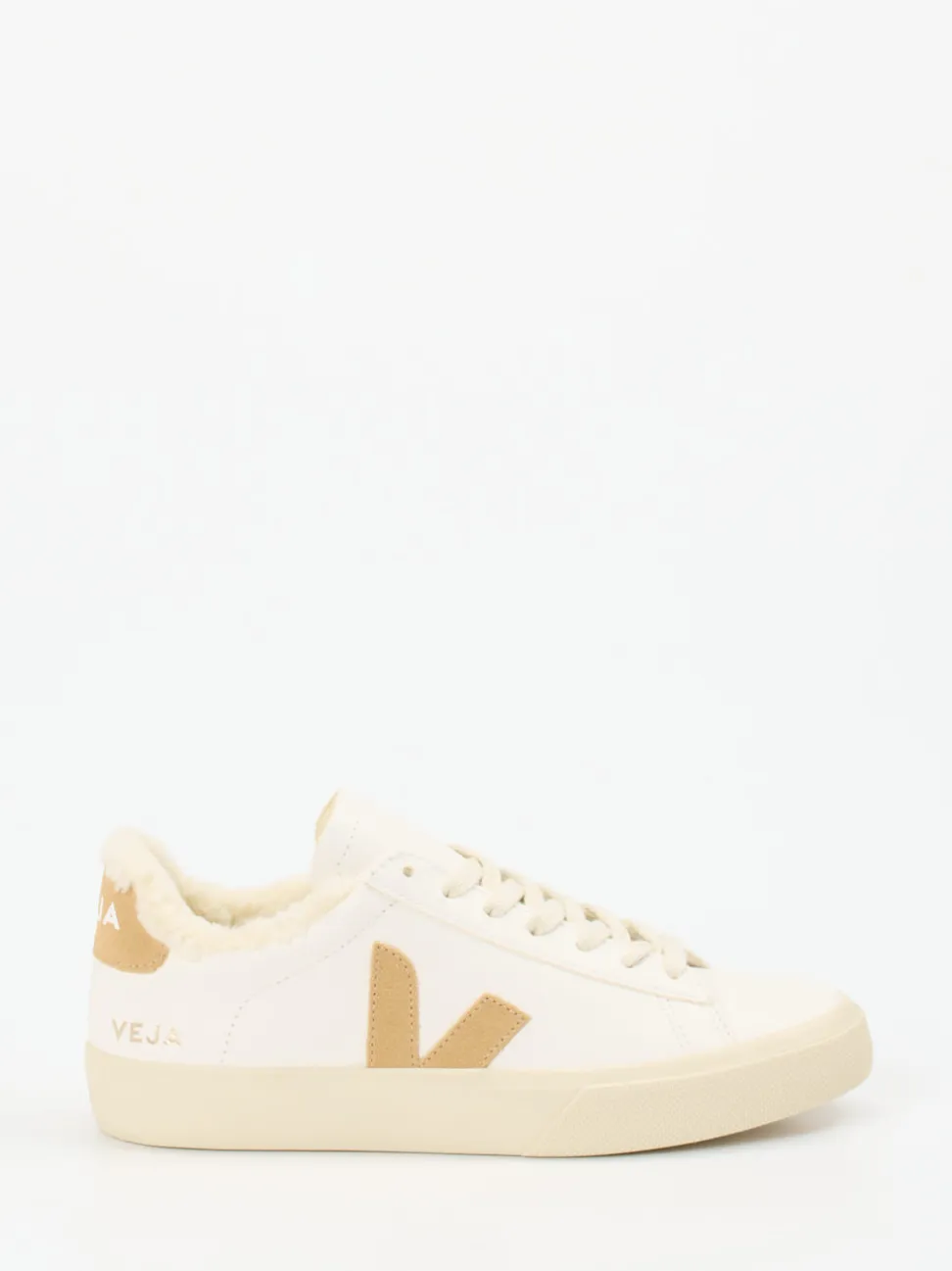 VEJA – Sneaker aus veganem Leder cremeweiß