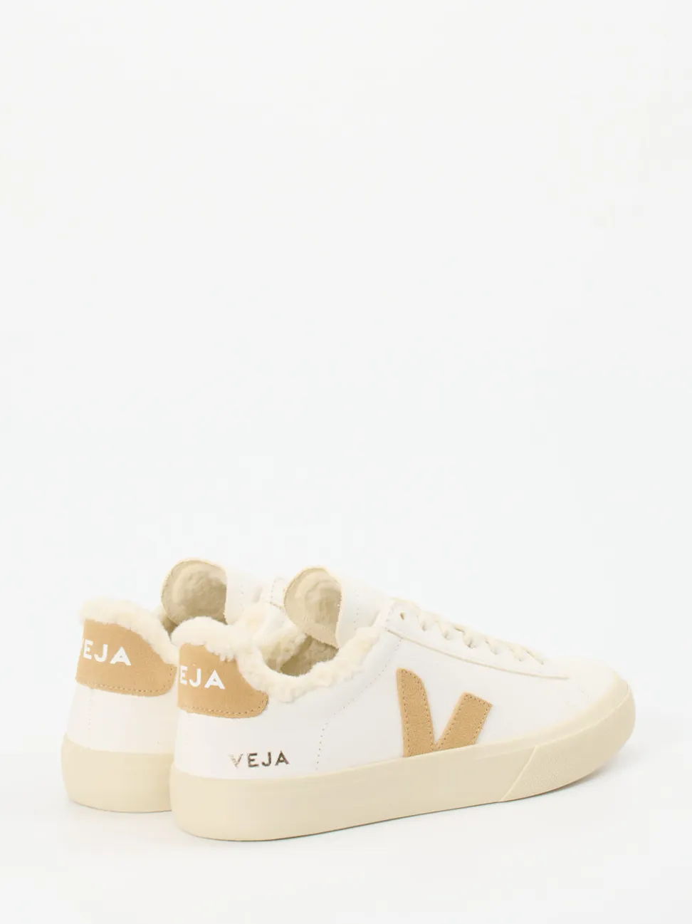 VEJA – Sneaker aus veganem Leder cremeweiß
