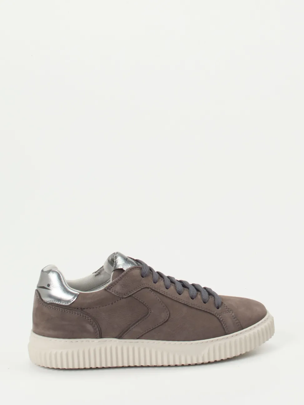 Voile Blanche – Sneaker aus Nubukleder in Grau