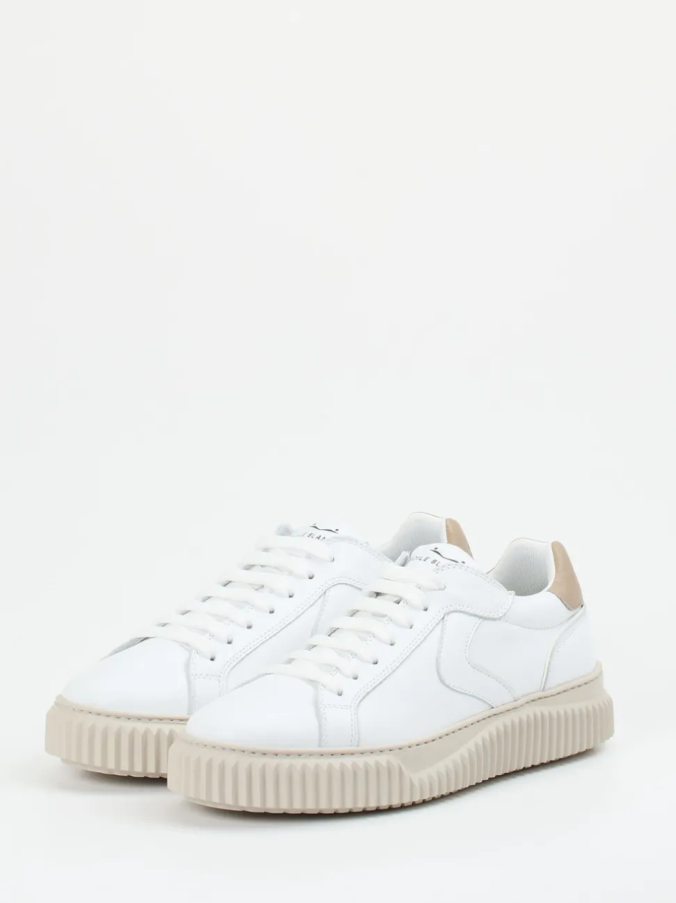 Voile Blanche – Sneaker aus Kalbleder Weiß