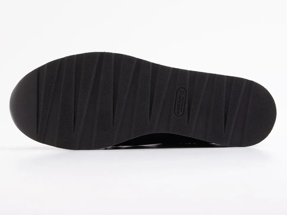 Waldläufer – Komfort-Sneaker aus Lammleder Schwarz