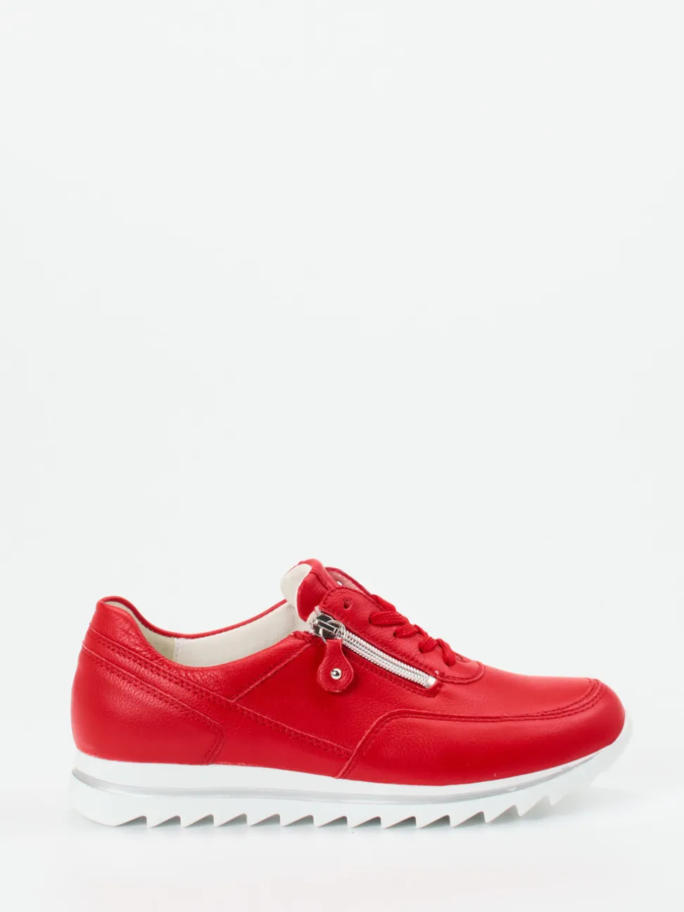 Waldläufer – Komfort-Sneaker aus Kalbleder rot