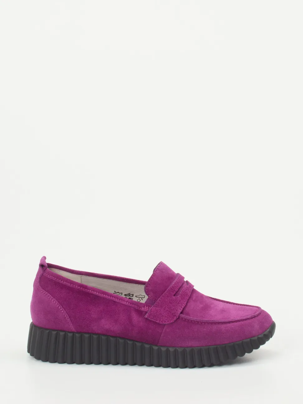 Waldläufer – Loafer aus Veloursleder in Pink