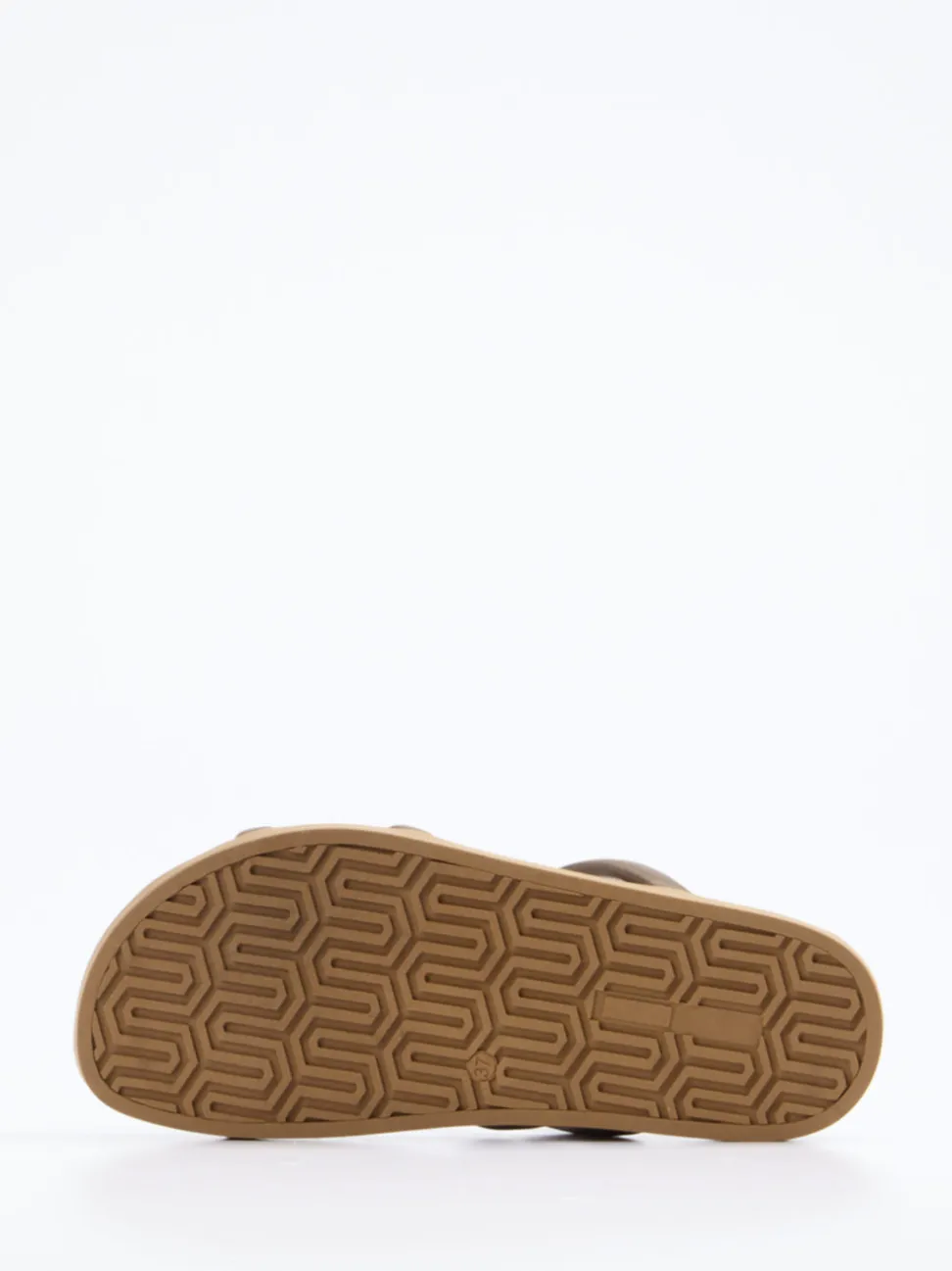 Werner – Pantolette aus Kalbleder in Taupe