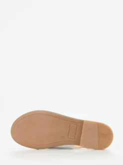 Werner – Slingback-Sandale aus Kalbleder Weiß