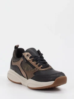Xsensible – Chunky Sneaker aus Kalbleder schwarz
