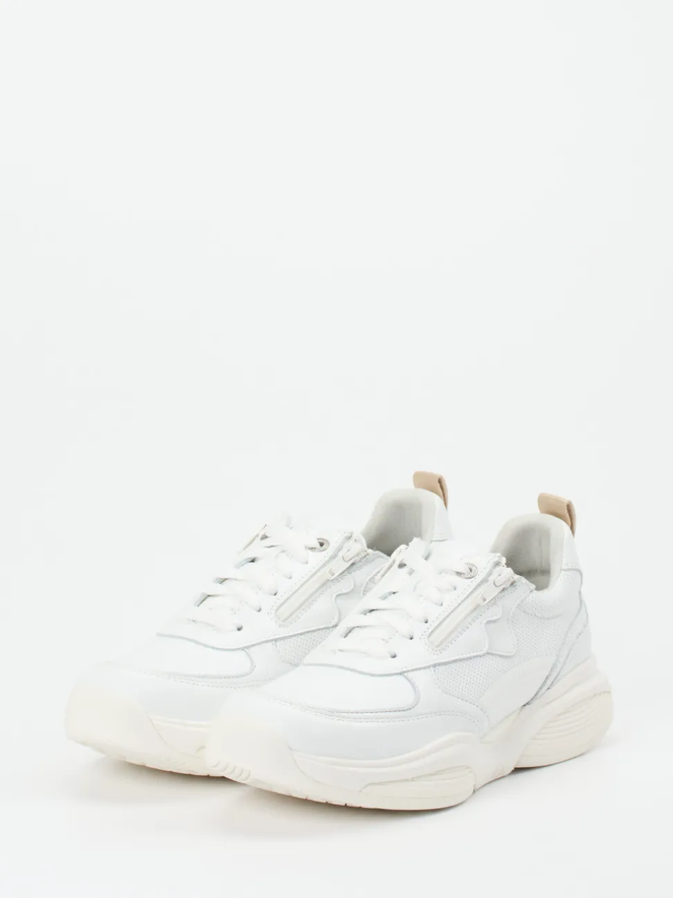Xsensible – Chunky Sneaker aus Kalbleder Offwhite