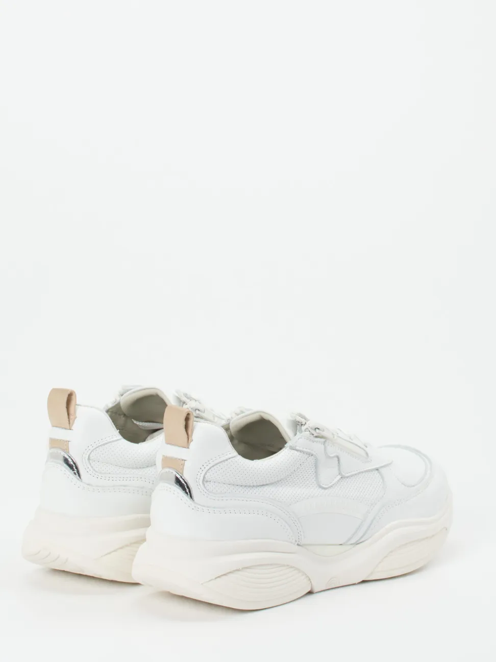 Xsensible – Chunky Sneaker aus Kalbleder Offwhite